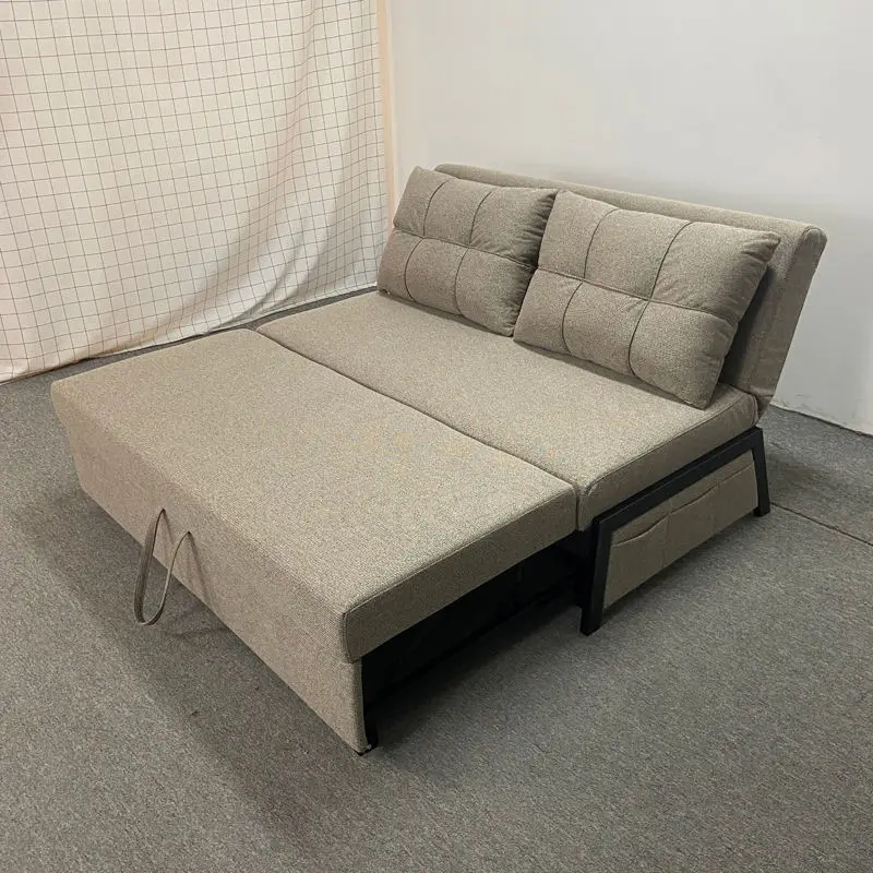 Modern Living Room Furniture Luxury Fabric Pull Out Living Room Sofas Bed Couches — image 2