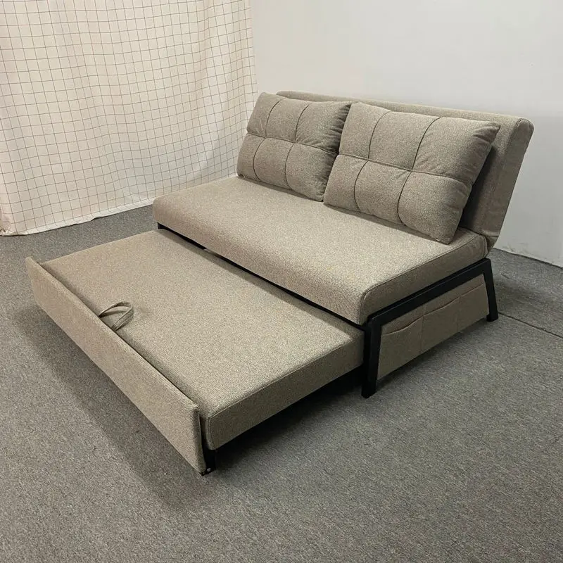 Modern Living Room Furniture Luxury Fabric Pull Out Living Room Sofas Bed Couches — image 3