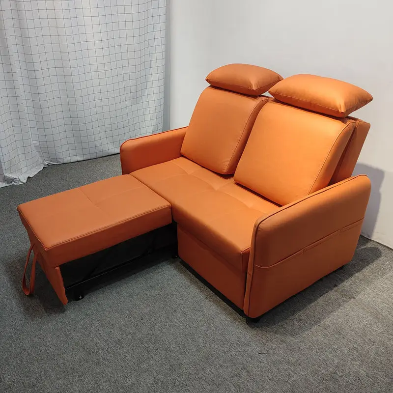 Modern Simple Luxury Couch 2 Seat Living Room Furniture Sofa Cam Bed — image 3