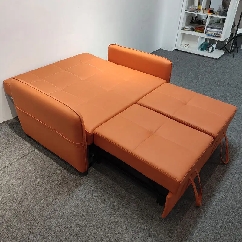 Modern Simple Luxury Couch 2 Seat Living Room Furniture Sofa Cam Bed — image 4