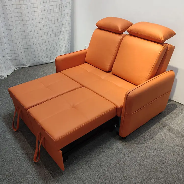 Modern Simple Luxury Couch 2 Seat Living Room Furniture Sofa Cam Bed — image 6