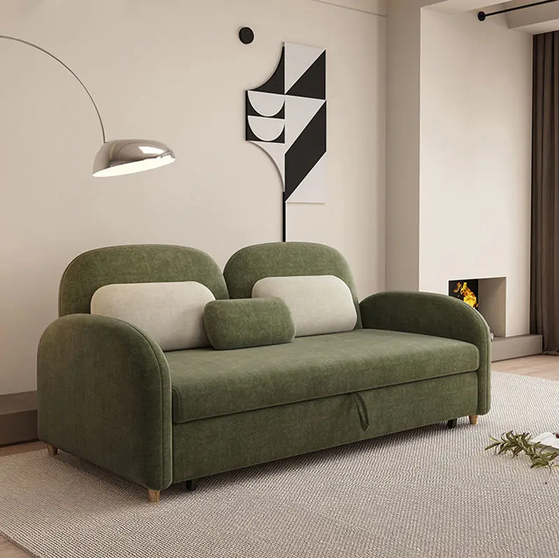 Modern Corner Folding Pull Out Sofa Bed With Storage — image 4