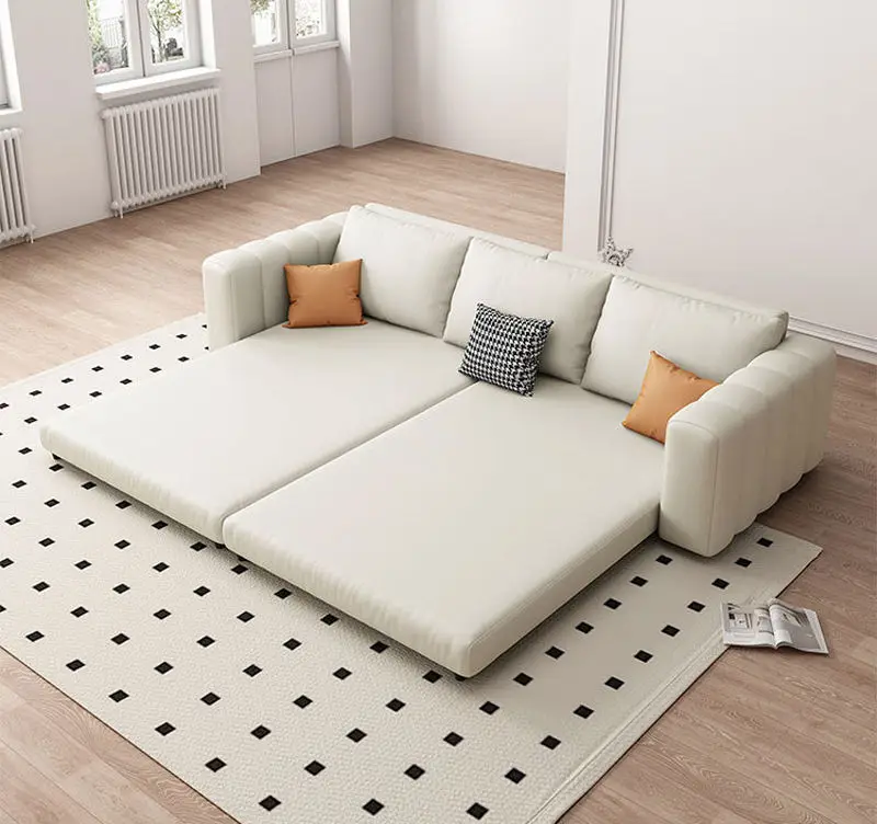 Modern Tufted Sofa Bed for Living Room Furniture Couches — image 4