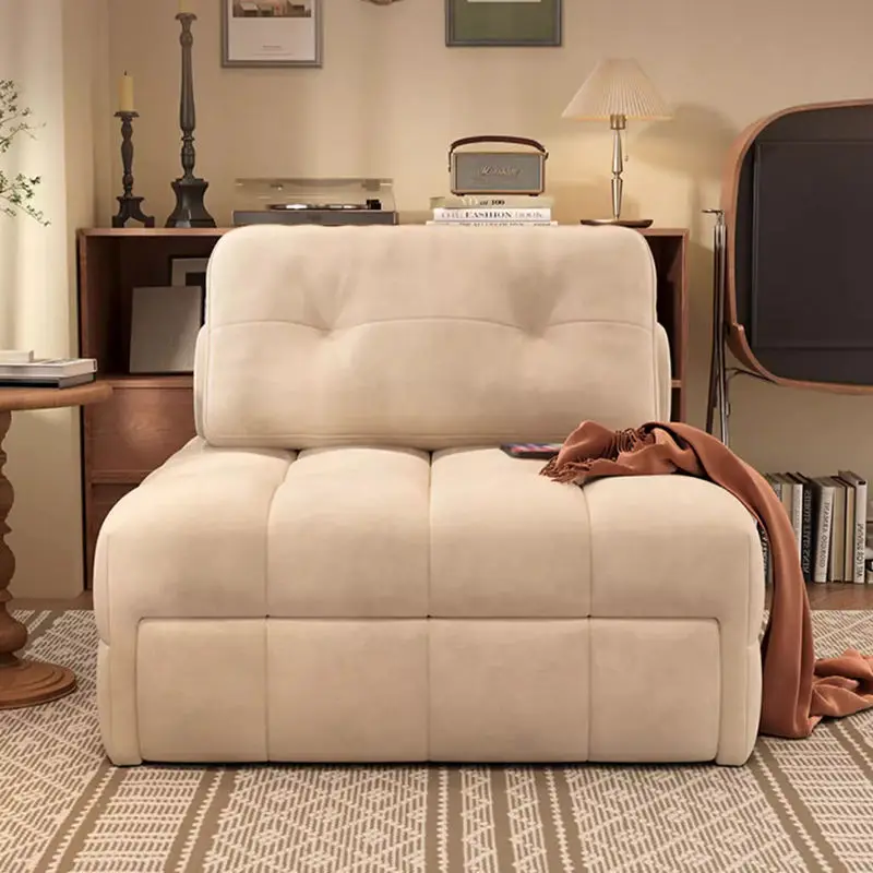 3-in-1 Modern Folding Lounge Sofa Cama Bed Chair Convertible Sleeper Single Extendable & Reclining for Living Room or Hotel — image 4
