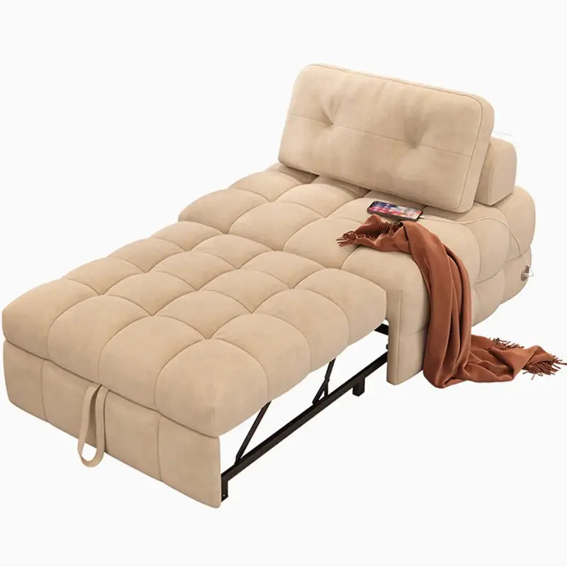 3-in-1 Modern Folding Lounge Sofa Cama Bed Chair Convertible Sleeper Single Extendable & Reclining for Living Room or Hotel — image 5