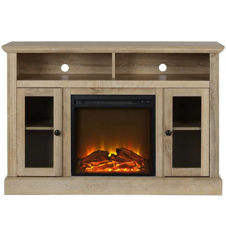 China Manufacturer Living Room Simple Fireplace Cabinets Tv Stand Plywood Wood Tv Cabinet — view 1