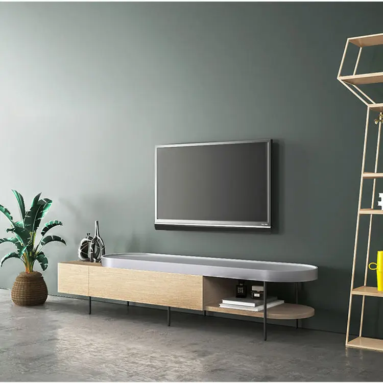 China Supplier Modern Extendable Tv Stand Unit Lift Cabinet — image 4