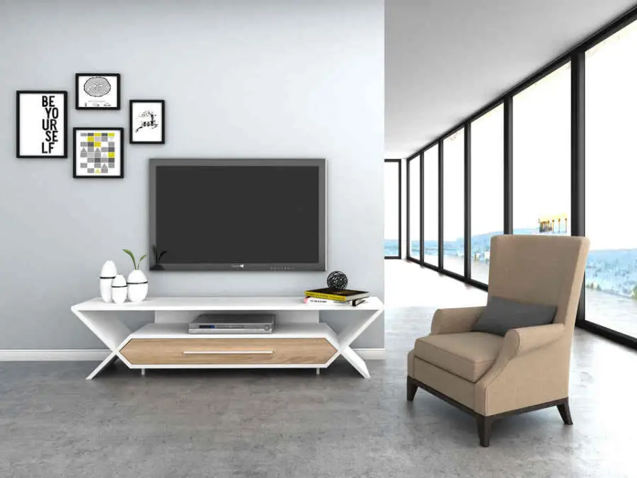 Customized High Quality Living Room Furniture Modern Style Tv Stand for Big Tv — image 2