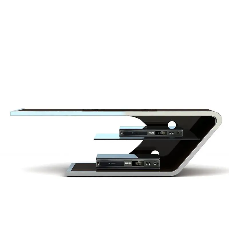 Modern Luxury TV Stand Unique Design Home Furniture Unit Floor Stand — view 1