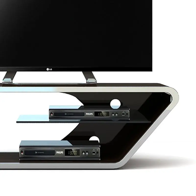Modern Luxury TV Stand Unique Design Home Furniture Unit Floor Stand — image 3