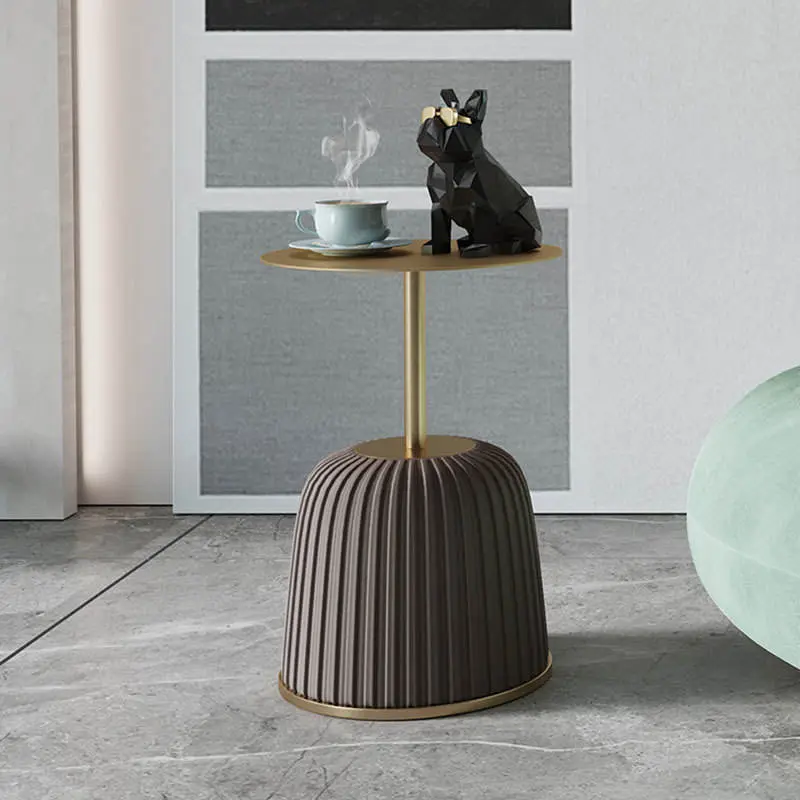 Modern Nordic Luxury Living Room Furniture White Marble Coffee Tables — image 4