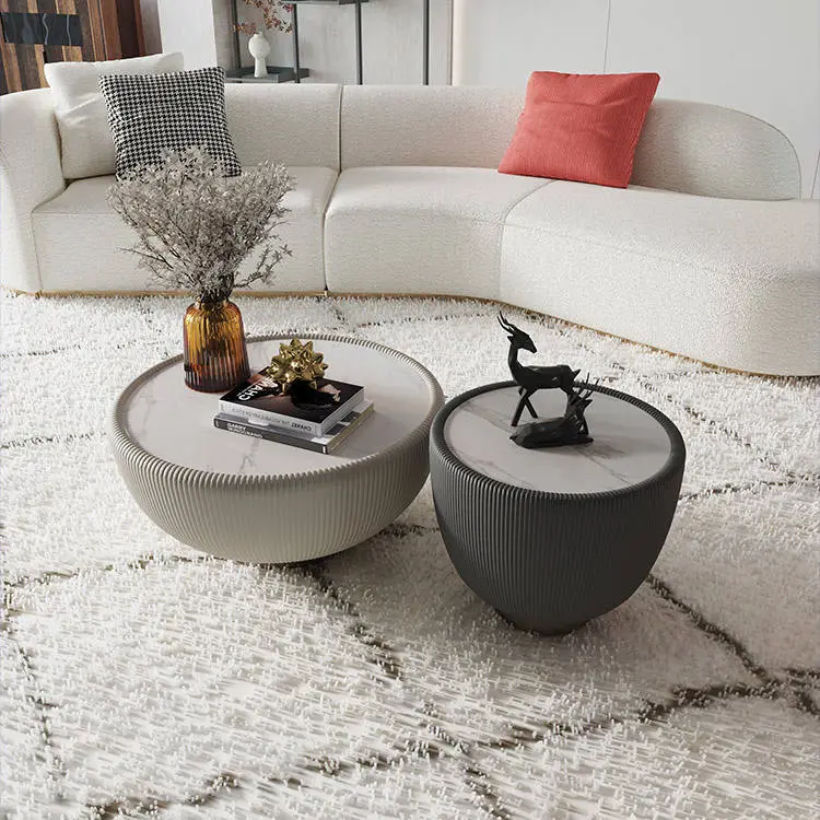 China Manufacturer Nordic Coffee Table Marble Luxury Modern — view 2