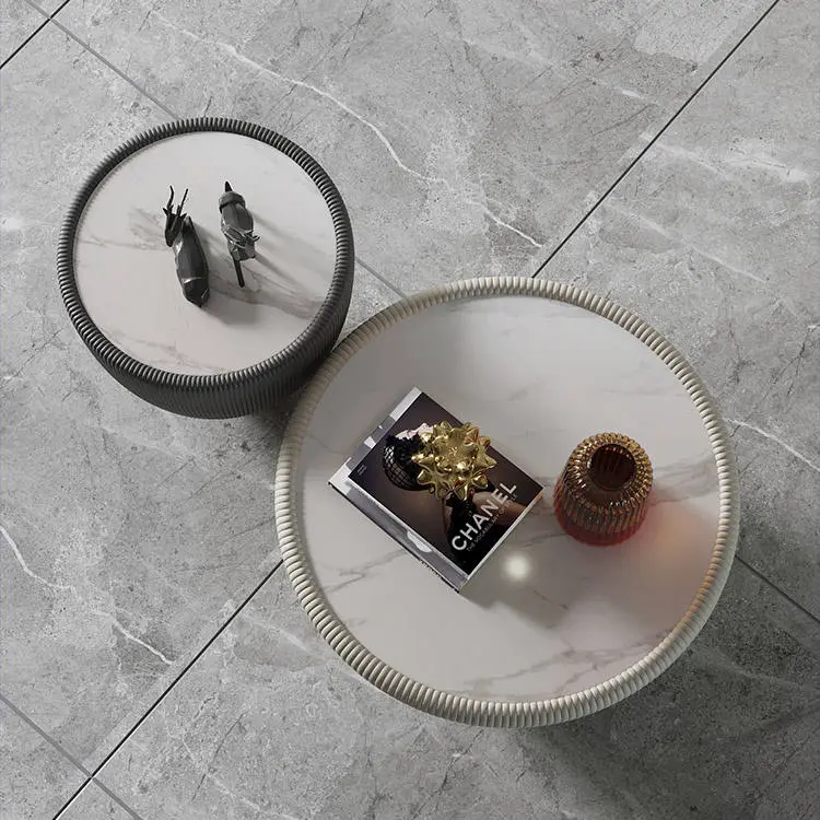 China Manufacturer Nordic Coffee Table Marble Luxury Modern — view 3