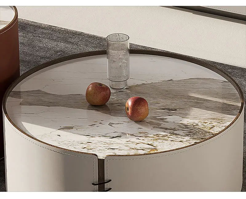 Modern Luxury Nordic Living Room Furniture Marble Tv Stand and Coffee Tables — image 6