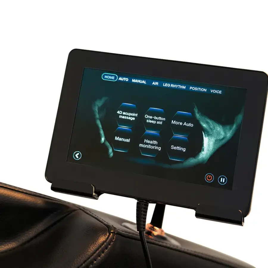 5D Massage Chair,Full Body Zero Gravity Recliner Chair with Smart Large Screen Bluetooth Heat Foot Roller — image 7
