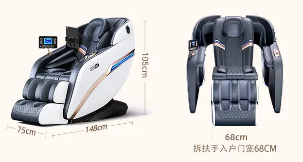 Wholesale High Quality Cheap 4D Full Body zero Gravity Home Use Massage Chair — image 3