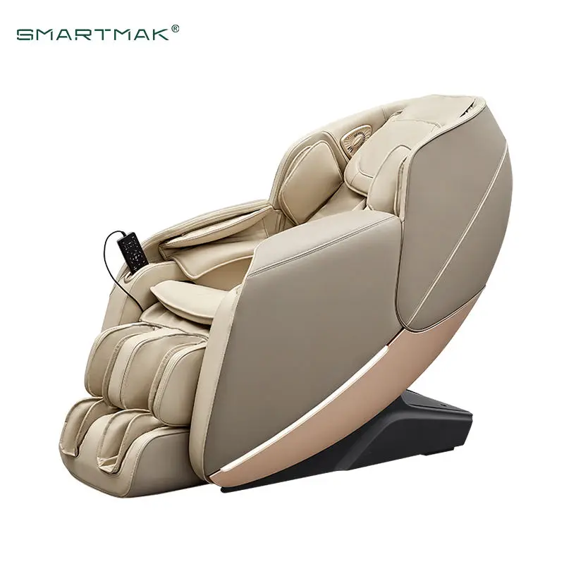 China Best 0 Gravity Electric 3d 4d Sl Track Salon Massage Chair Bed Full Body — image 4