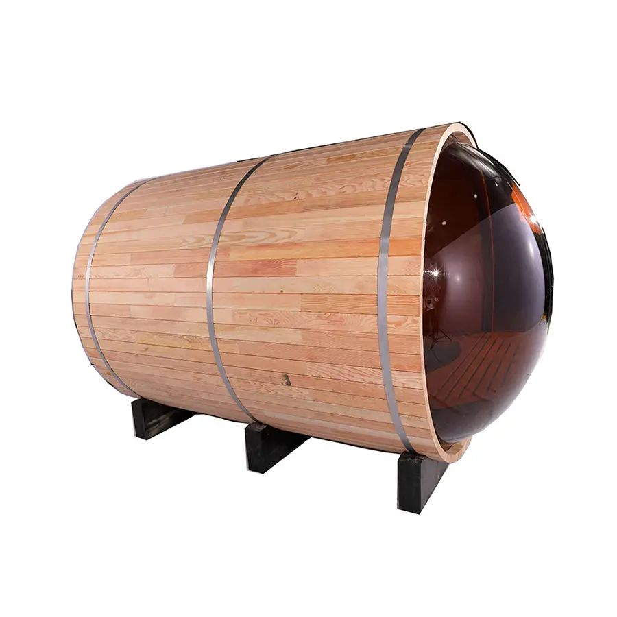 Panoramic Sauna Steam Sauna Barrel Outdoor — image 5