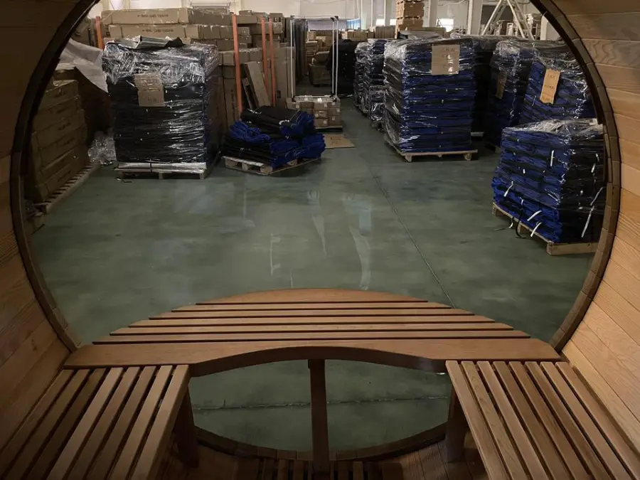 Panoramic Sauna Steam Sauna Barrel Outdoor — image 7