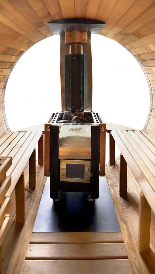 Canada Red Cedar Barrel Sauna Outdoor Wood 6 Person — image 7