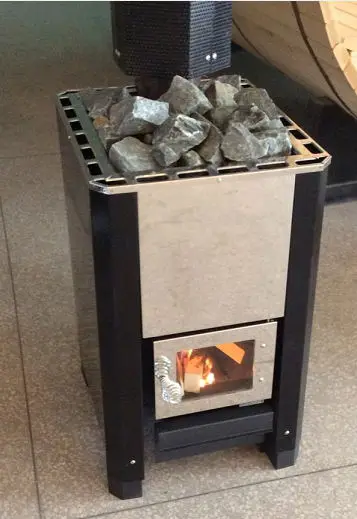 Stainless Steel for Wood Burning Barrel Sauna — view 1