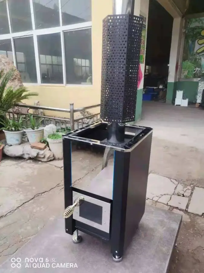 Outdoor Sauna Wood Burning Barrel Sauna Heater for Home — image 3