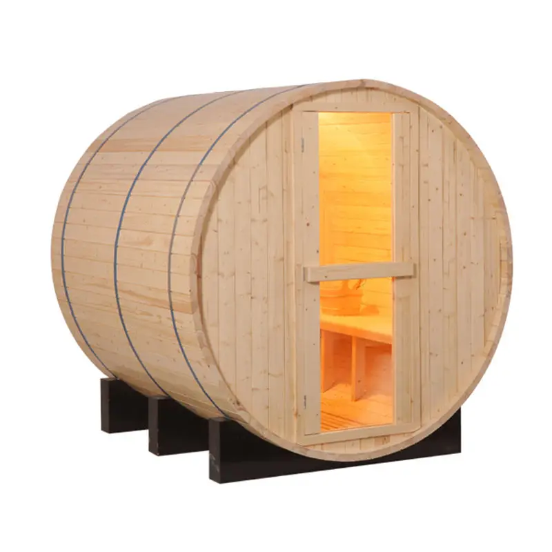 SMARTMAK New Arrival Sauna Room Good Health Saunas Wooden Bath Barrel — view 1