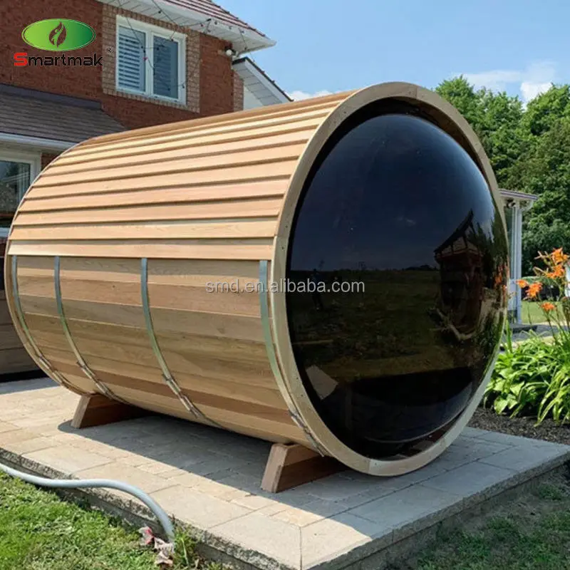 Outdoor Person Sauna Room Manufacturer Spa Tubs & Sauna Rooms Luxury Wood Shower Dry Home Steam Sauna Room — view 1