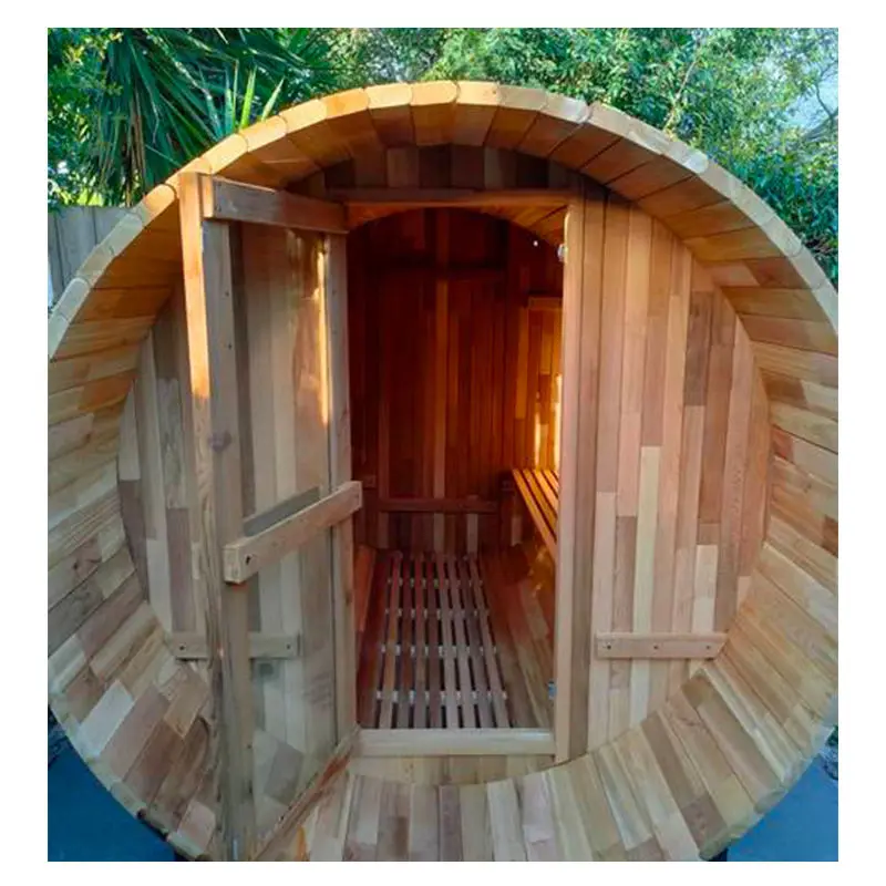 China Barrel Sauna Steam and Sauna Bath for Outdoor 6 Personal Spa Tubs & Sauna Rooms — view 1