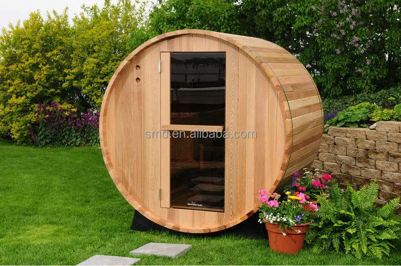 China Barrel Sauna Steam and Sauna Bath for Outdoor 6 Personal Spa Tubs & Sauna Rooms — image 7