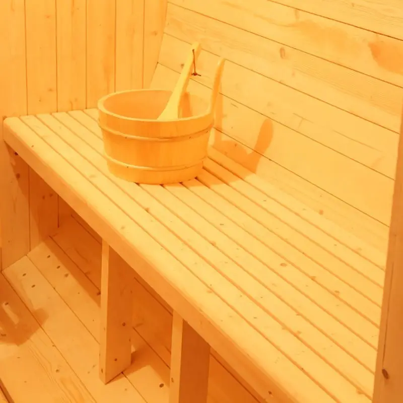 SH1818 Outdoor 4 Person Red Cedar Barrel Sauna Rooms — image 6