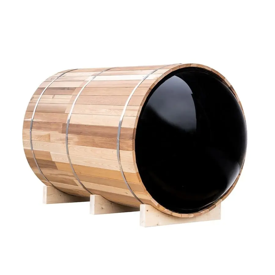 Outdoor Canadian Red Cedar Barrel Sauna Spa Sauna Wood Burning Suna at a Special Price — image 6