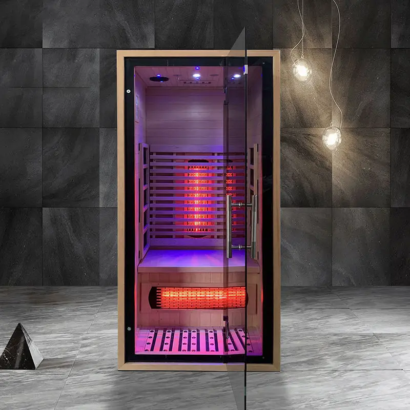 2026 Hot Sale One Person Light Wave Room Saunas Lower Emf Smart Far Infrared USA Wellness Sauna Room — view 1