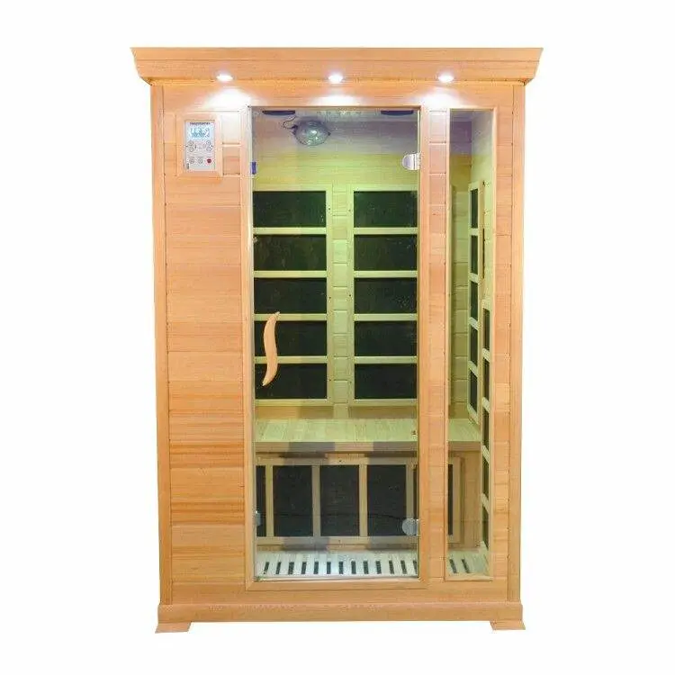 Fast Delivery Indoor 2 Person Infrared Sauna and Steam Room — view 1