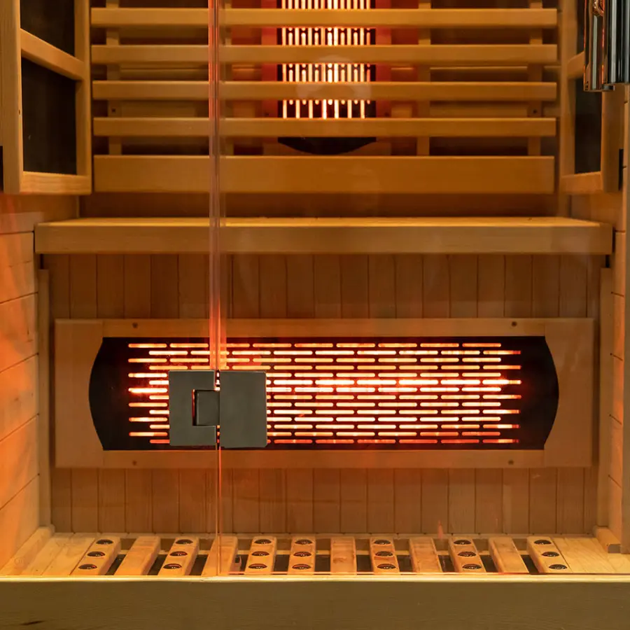 Full Spectrum and Carbon Heaters Indoor Wooden Small Infrared Sauna for 1 Person — image 7
