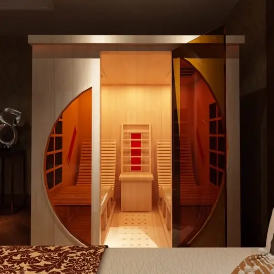 Gym Equipment Steam Sauna Far Infrared Sauna Combined Room for Beauty Spa Equipment — image 4