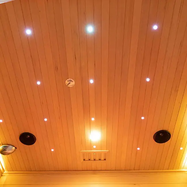 New Design Family Large Size Wooden Luxury Hemlock Indoor Infrared Sauna Room — image 7