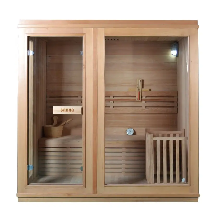 Traditional Indoor Sauna Steam Sauna Room — image 3