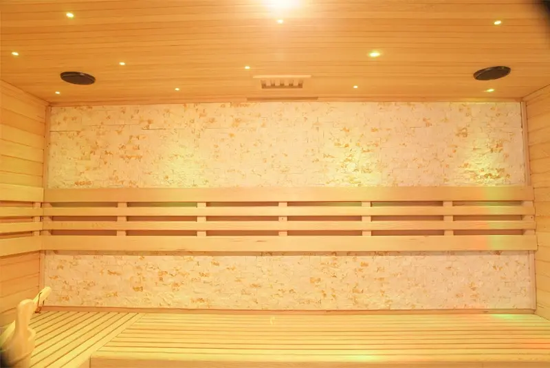 Finland Traditional Home Sauna with Stove and Stone — view 6