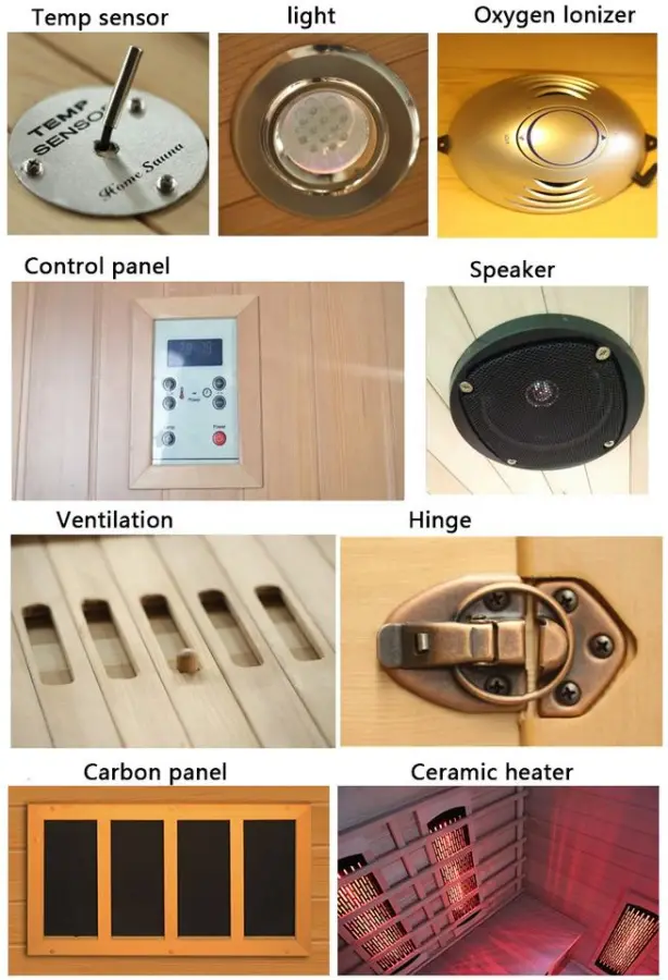 Ceramic Infrared Sauna Heater Sauna Accessories Infrared Sauna Control Panel — image 4