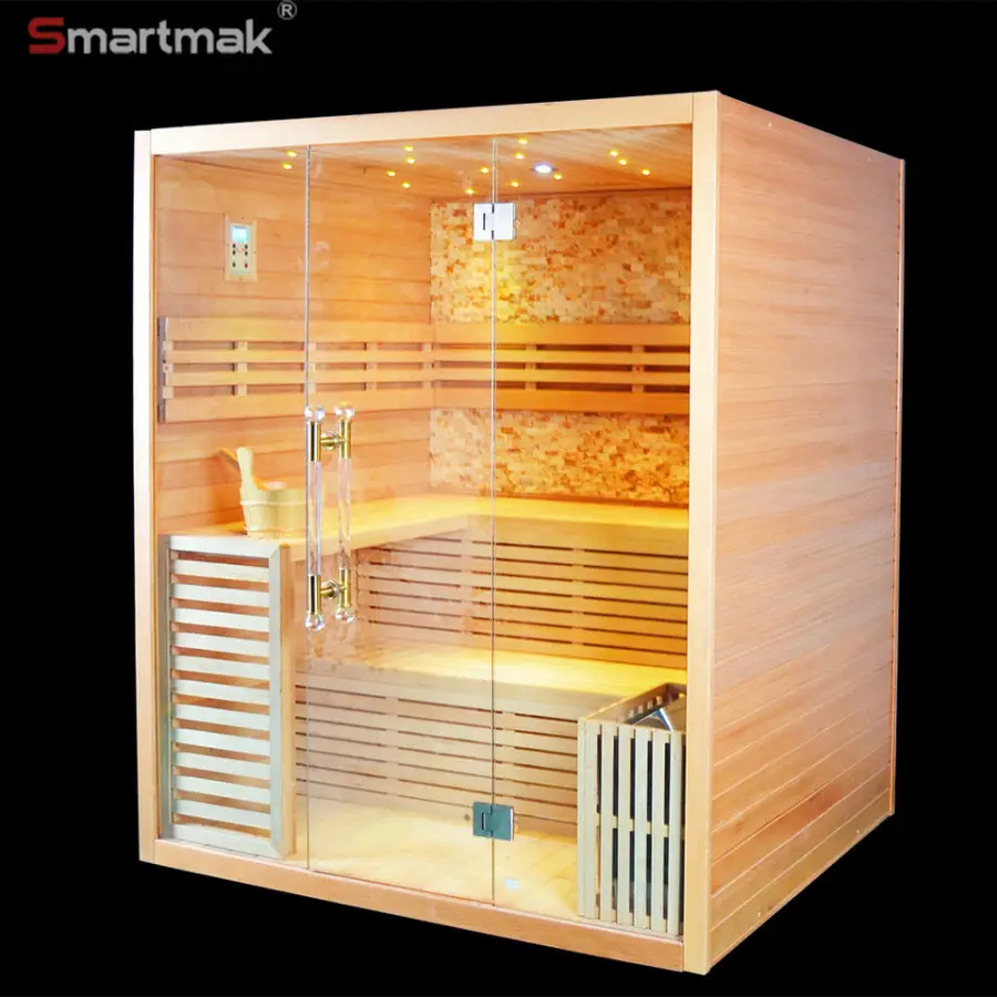 Finnish Cedar Steam Sauna for Home with Sauna Kits — image 4
