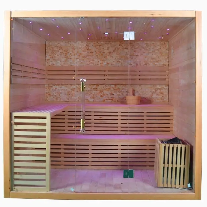 Finnish Cedar Steam Sauna for Home with Sauna Kits — image 6