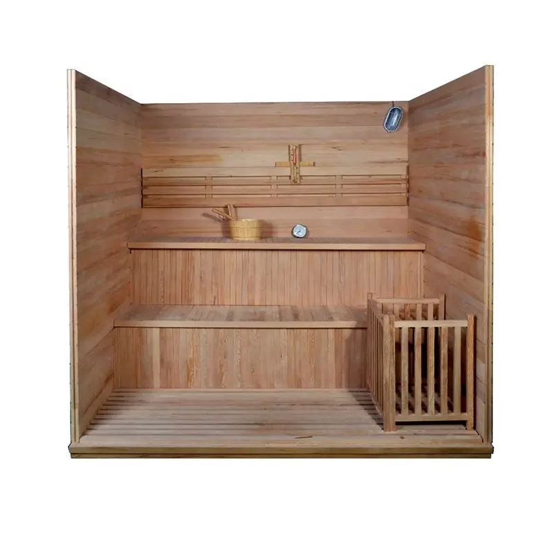 Dubai 3-4 Person Sauna Steam Room Accept Custom Traditional Steam Sauna for Sale — image 7