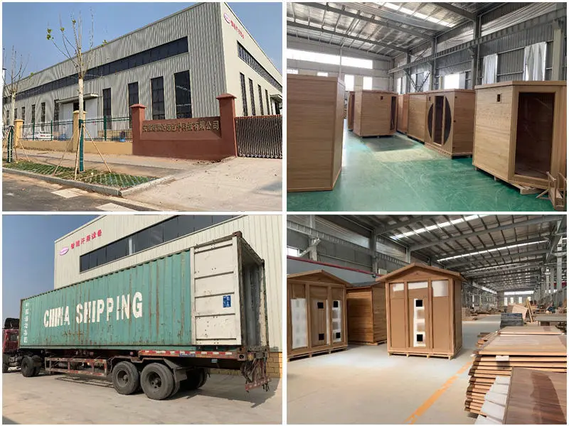 Smartmak Indoor Wooden Steam Sauna Room Household Traditional Steam Sauna Room — image 7