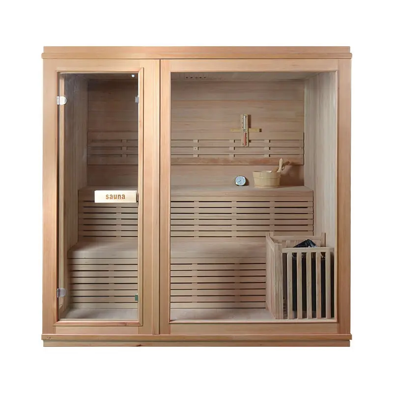 Hemlock Indoor Traditional Steam Sauna Rooms with Cheap Price — image 3