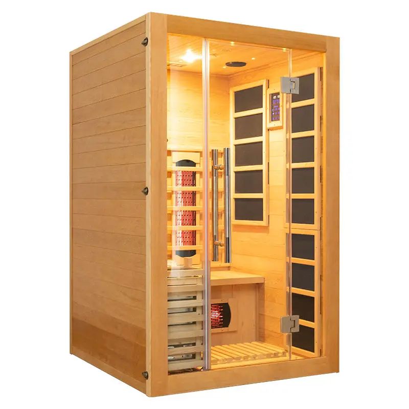 New Design Infrared Sauna and Steam Sauna Combined Hybrid Sauna Room for Homeuse — image 3