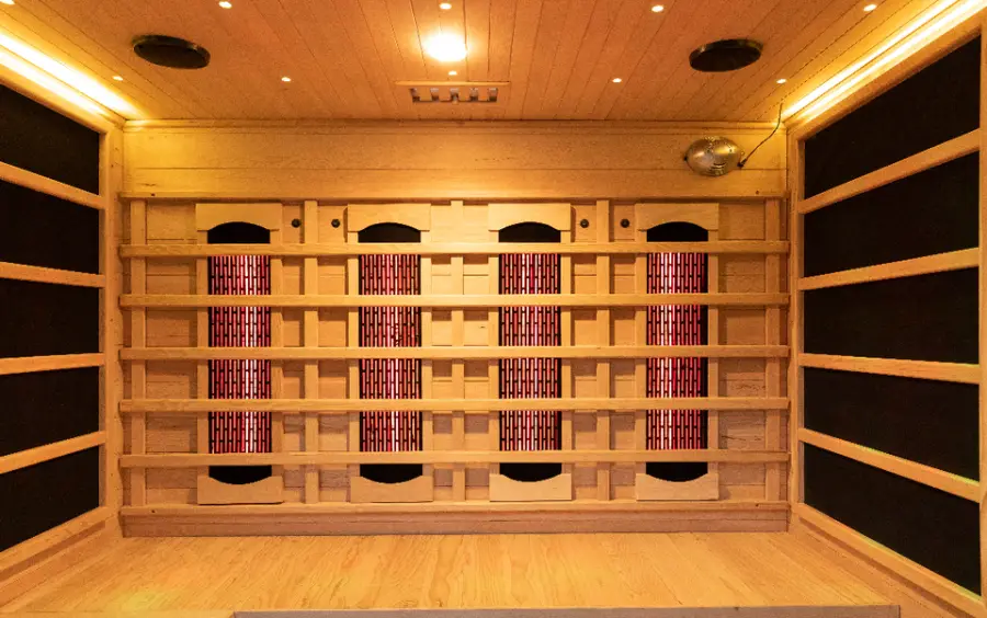 New Design Infrared Sauna and Steam Sauna Combined Hybrid Sauna Room for Homeuse — image 5