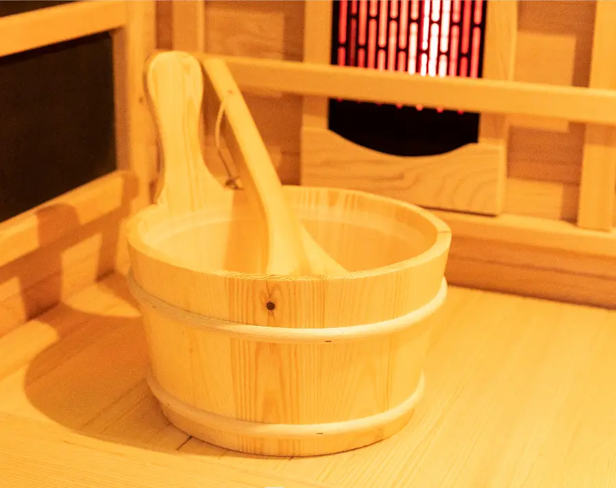 New Design Infrared Sauna and Steam Sauna Combined Hybrid Sauna Room for Homeuse — image 7