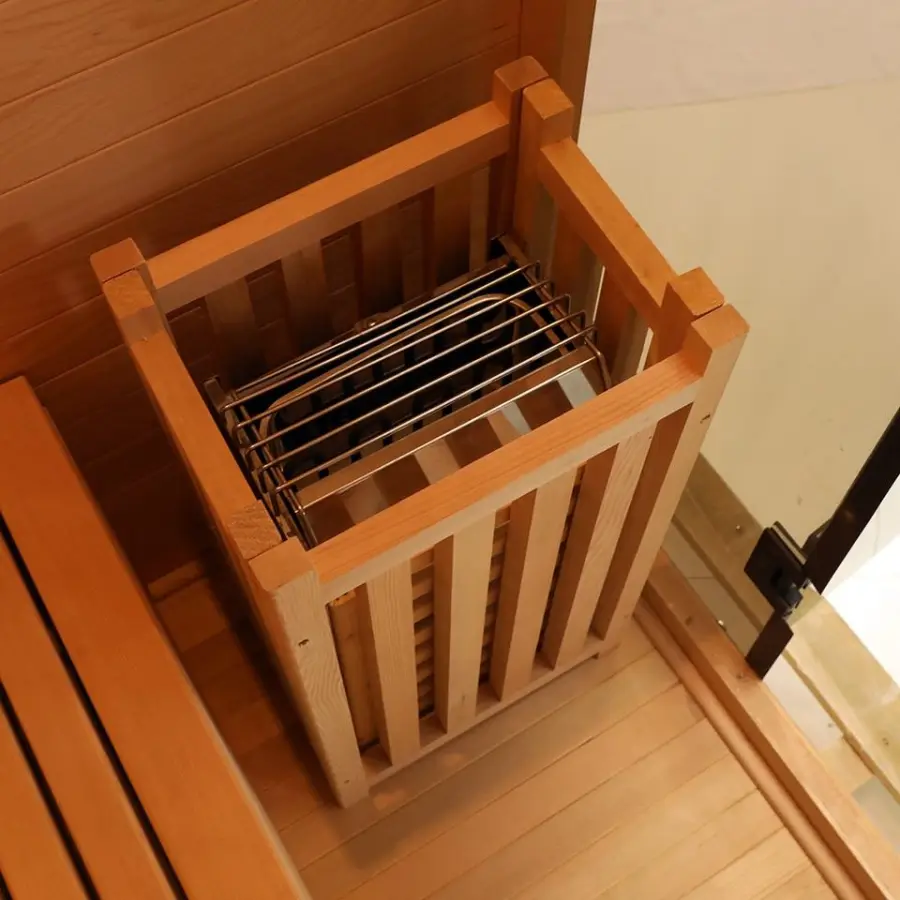 SMARTMAK Hot Selling 2-3 Person Traditional Steam SAUNA Finnish Sauna Room — image 4