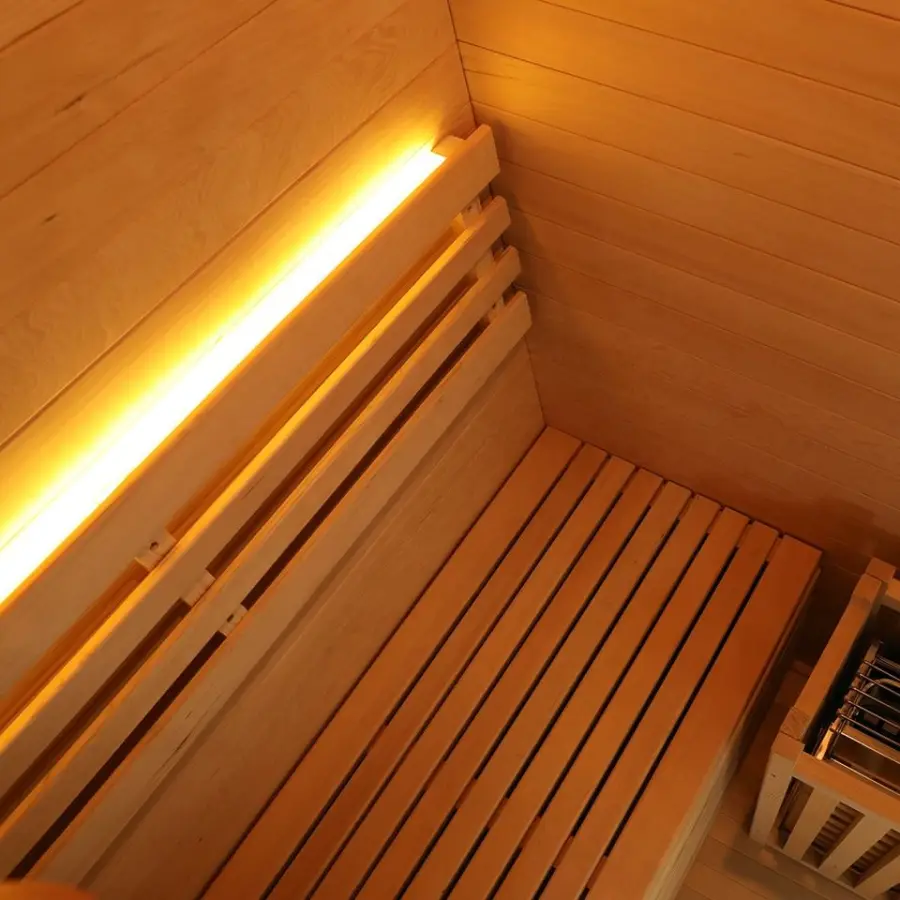 SMARTMAK Hot Selling 2-3 Person Traditional Steam SAUNA Finnish Sauna Room — image 5